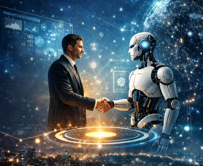 Human-AI Leadership Visual